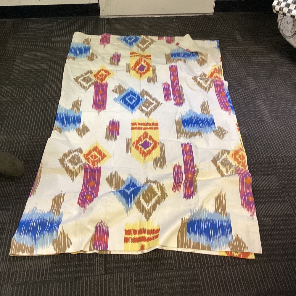 IKAT CURTAINS.  AWESOME COLORS. SCOTCH GUARDED FABRIC